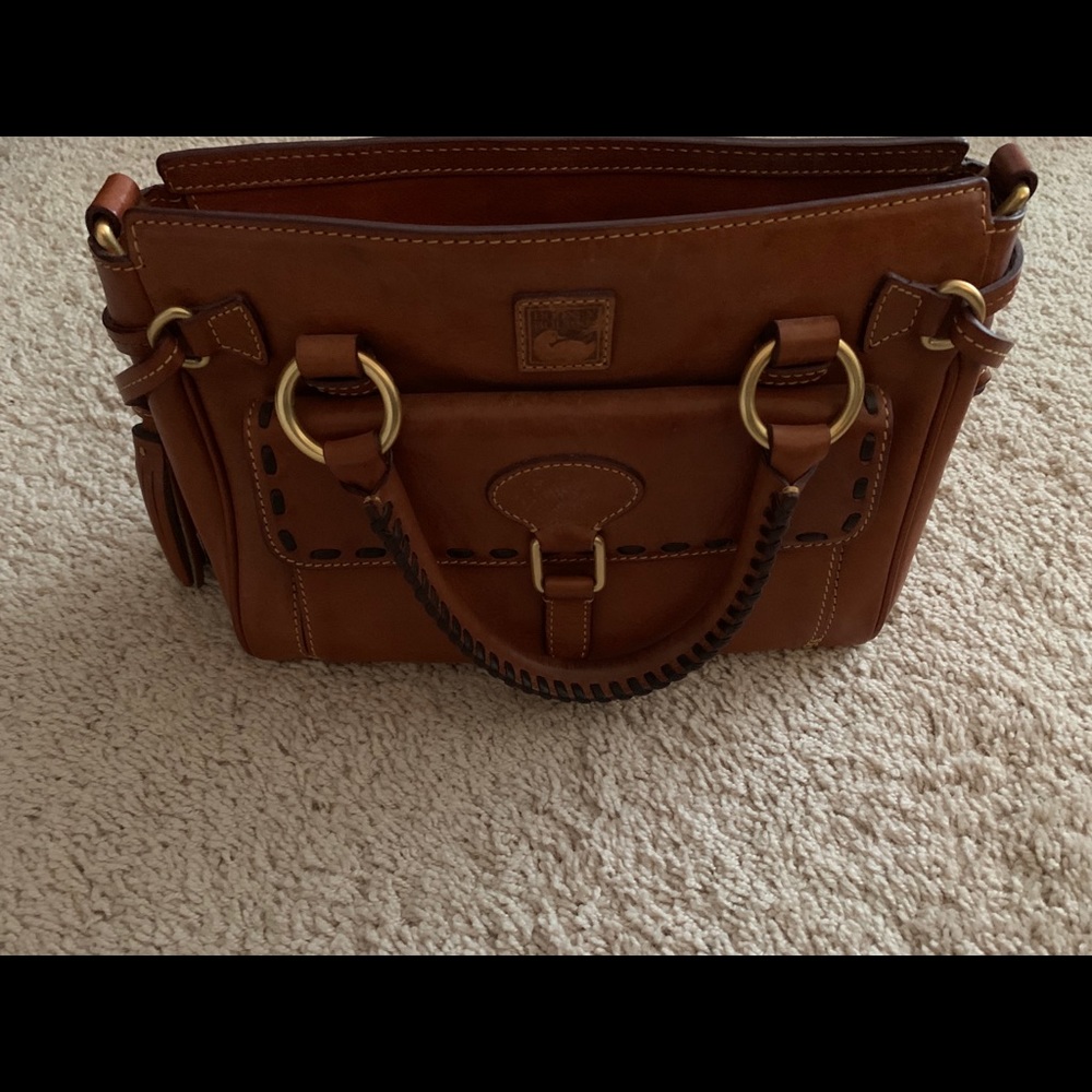 Dooney & Bourke Florentine Brown leather satchel
